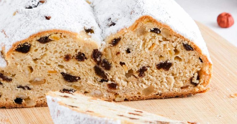 Simple, Vegan Christmas Stollen
