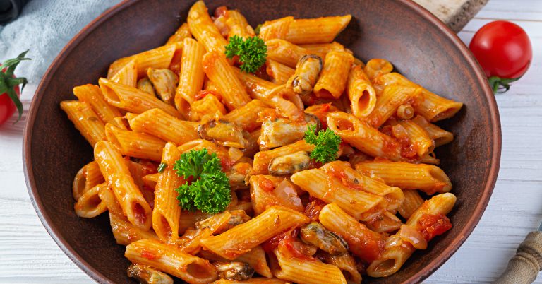 Creamy Vegan Tomato Pasta with Hidden Veggies