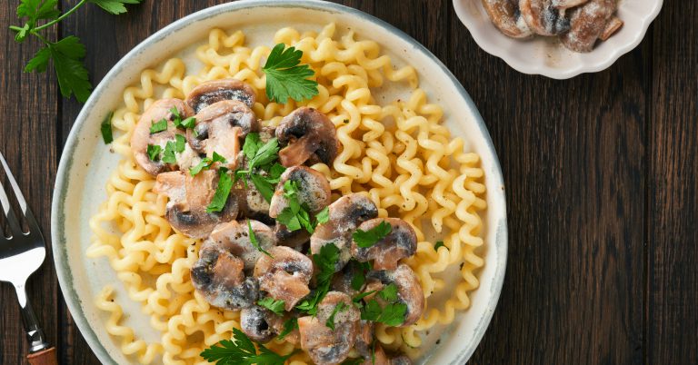Creamy Mushroom Stroganoff